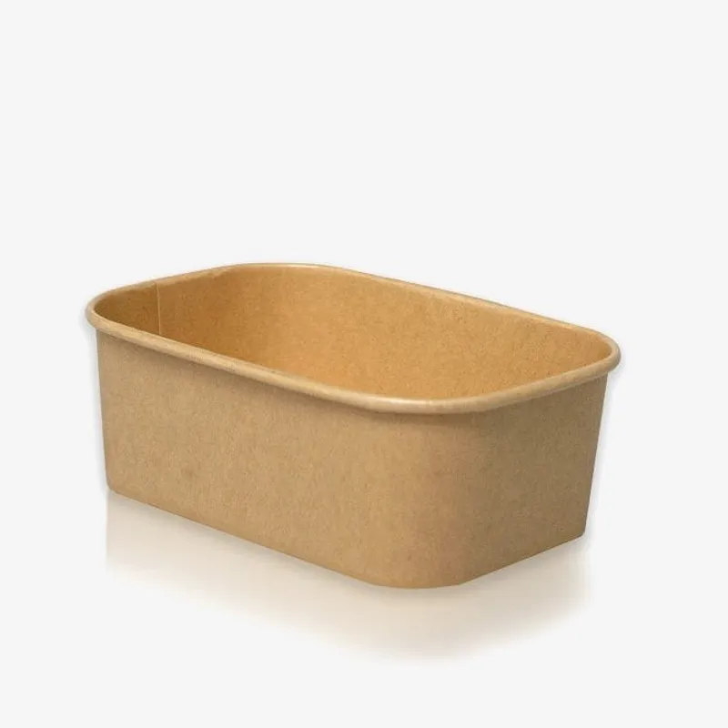 Kraft Food Tray PE-Lined - 650 ml