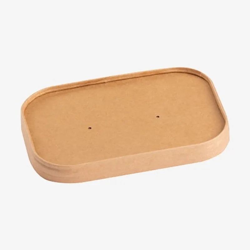 Kraft Lined Lid Stagione - 170 x 120 x 18mm