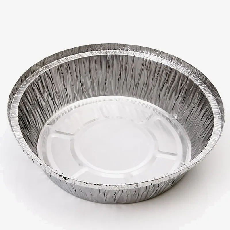 No.12 Round Aluminium Food Containers - 920ml/32oz - 185 x 44mm