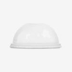 Vegware PLA Dome Lid, STRAW SLOT (Fits 96 Series) - 80 x 80 x 32mm