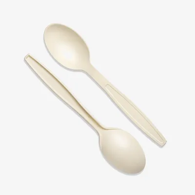 Cornstarch Natural Desert Spoon