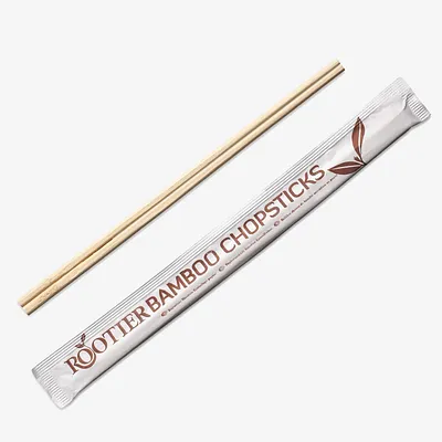 Bamboo Chopstick (9") Wrapped - 210mm