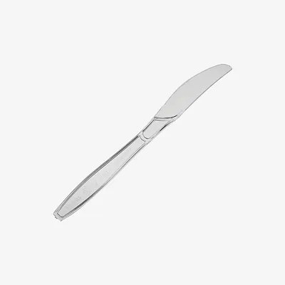 Clear Plastic Heavy Duty Reusable Knives - 190 mm