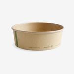 Vegware PLA Lined Kraft Food Bowl (185 Series) - 32oz