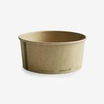 Vegware PLA Lined Kraft Food Bowl (185 Series) - 48oz