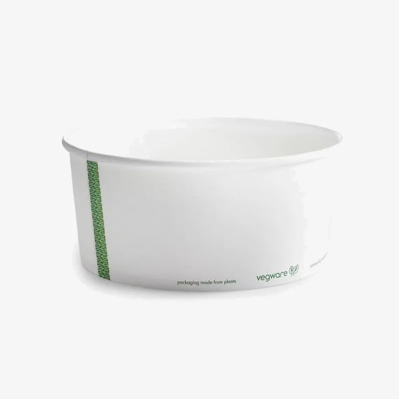 Vegware PLA Lined Food Bowl, 185 Series - 82mm
