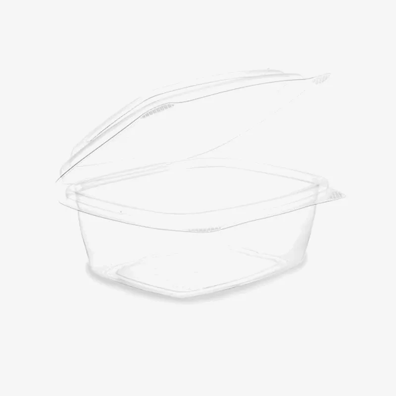 Vegware PLA Hinged Lid Deli Container - 105 x 122 x 50mm