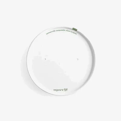 Vegware Paper 90-Series Flat Hot Lid - 90 x 90 x 16mm