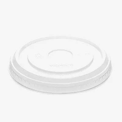 Vegware PLA Flat Cold Lid (Fits 115 Series) - 115 x 115 x 13mm