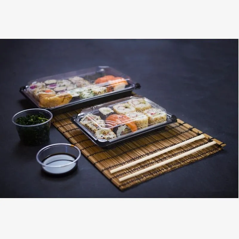 Vegware PLA No 4 Sushi Combo - 24.5 x 15 x 4cm