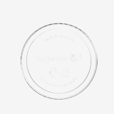 Round Deli Outside-Fit Lid (Fits Deli)