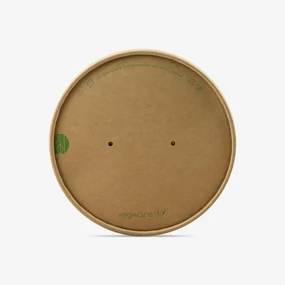 Vegware Kraft Round Lid - 7mm