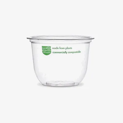 Vegware PLA Bella Pot, 96-Series - 10oz