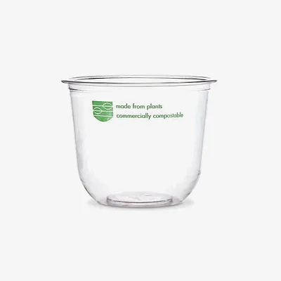 Vegware PLA Bella Pot, 96-Series - 12oz