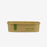 Vegware Kraft Rectangular Food Container - 16oz