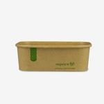 Vegware Kraft Rectangular Food Container - 24oz