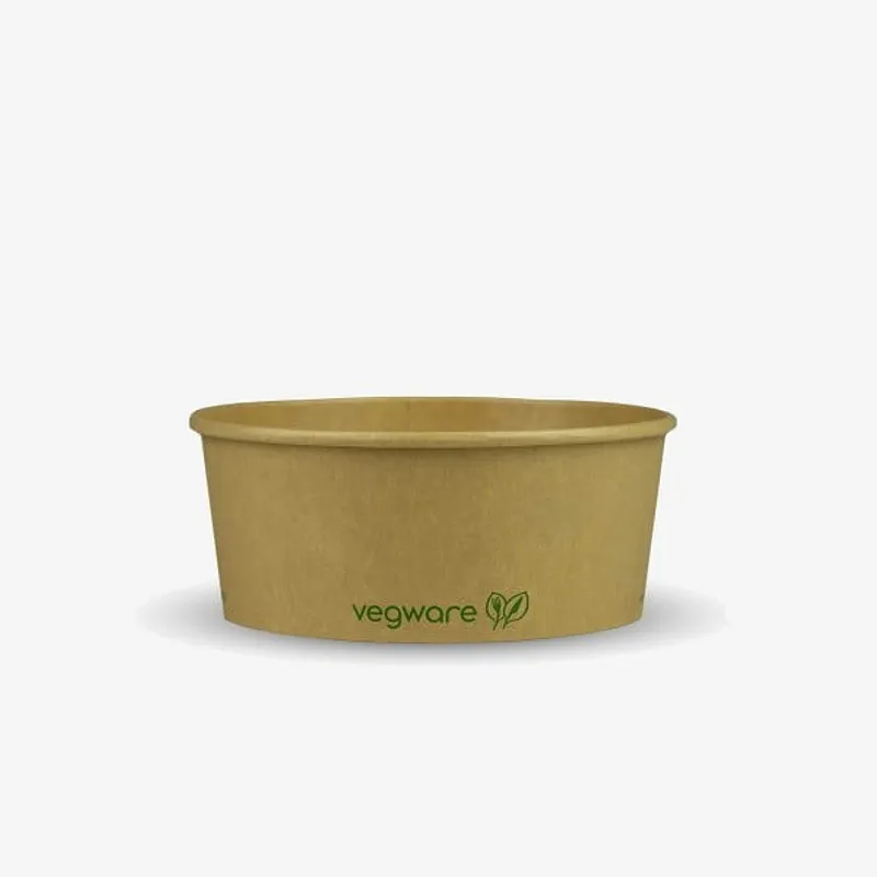 Vegware Kraft Round Food Container - 24oz
