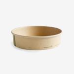 Vegware Kraft PLA Lined Food Bowl (185 Series) - 26oz