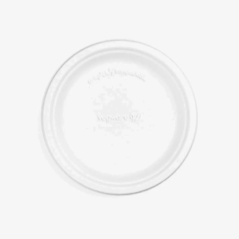 Vegware Bagasse Plate - 178 x 178 x 17mm