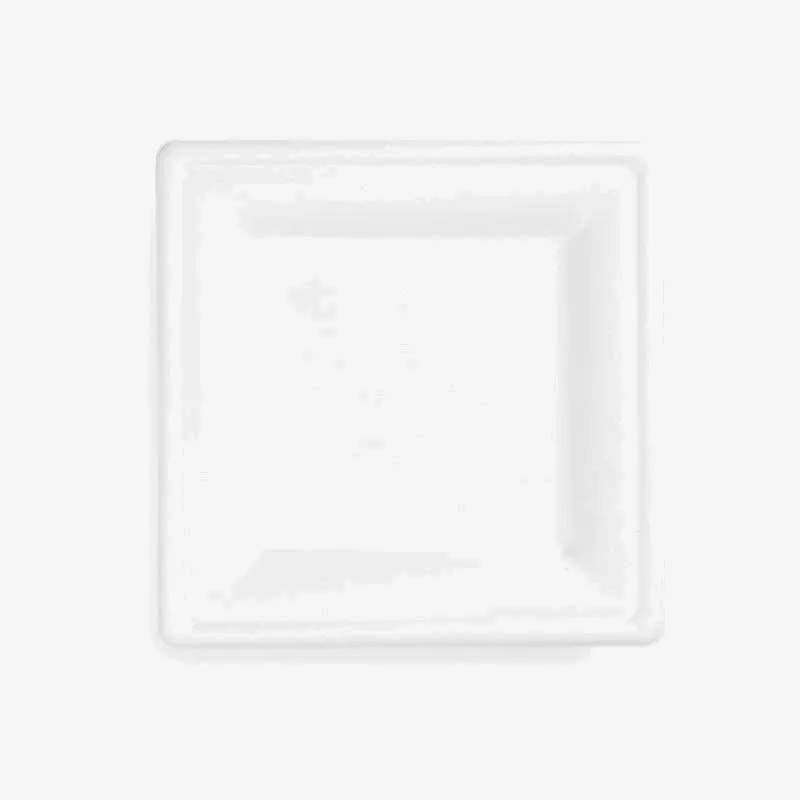 Vegware Bagasse Square Plate - 200 x 200 x 15mm