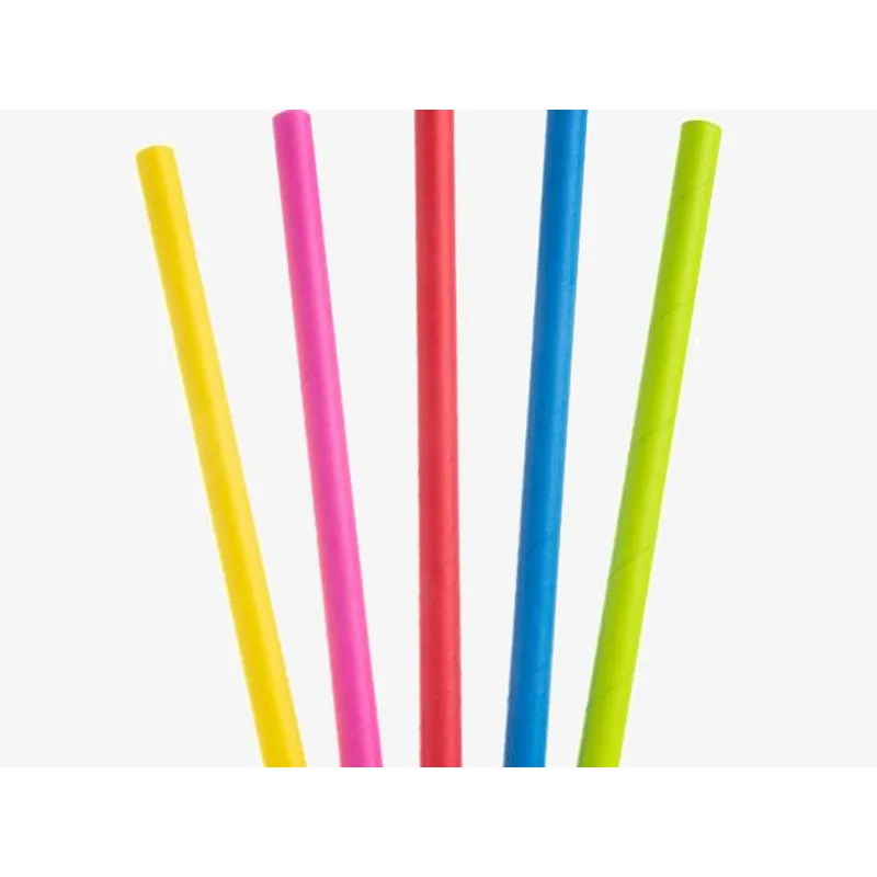 Mixed Colour Paper Straw - 10mm x 200mm