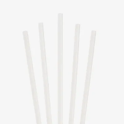 White Paper Cocktail Straw - 6mm x 140mm