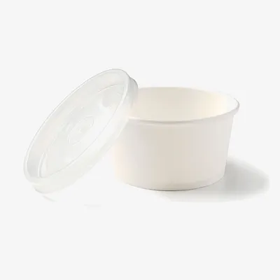 Paper Leakproof Pots with Lids - 7oz