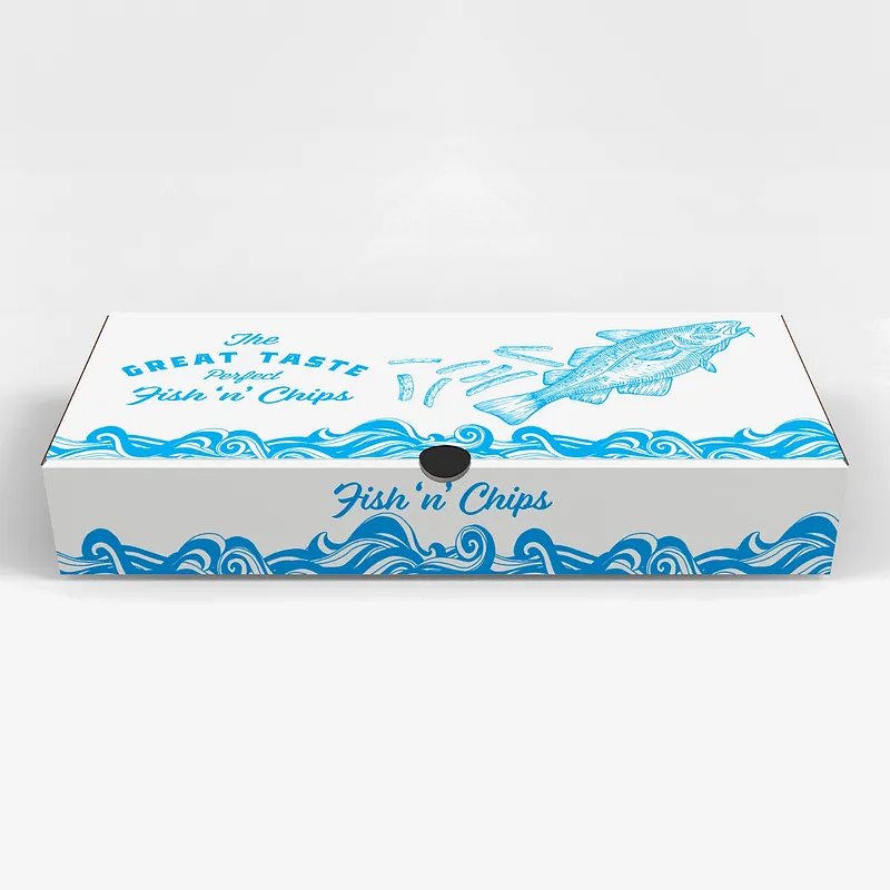 Large Fish and Chips Takeaway Box