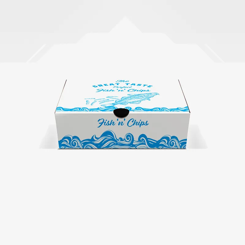 Small Fish and Chips Takeaway Box
