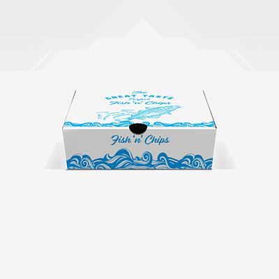 Small Fish and Chips Takeaway Box