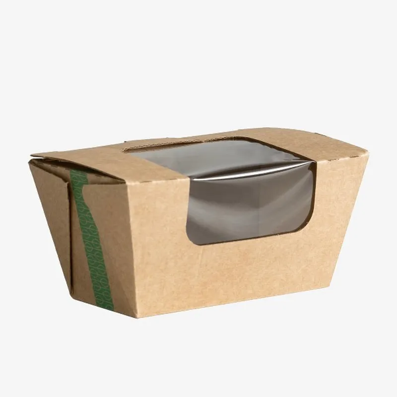 Vegware Microflute Hinged Window Hot Box - 3in