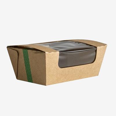 Vegware Microflute Hinged Window Hot Box (Microflute Hinged Window Hot Box)