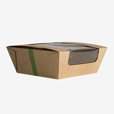 Vegware Microflute Hinged Window Hot Box (Microflute Hinged Window Hot Box)