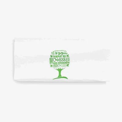 Vegware 1-Ply Dispenser Napkin Green Tree - 33cm