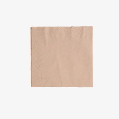 Vegware 2-Ply Unbleached Napkin - 33cm