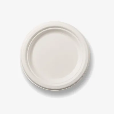 Bagasse Round Plate - 7″ / 180 mm