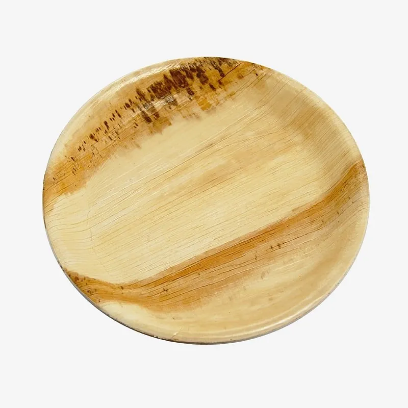Palm Leaf Round Plate - 12 inch