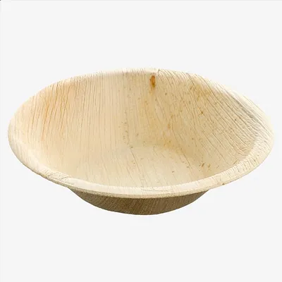 Palm Leaf Round Bowl - 7 inch