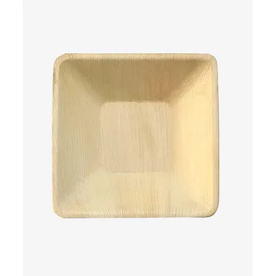Palm Leaf Square Bowl - 7 inch