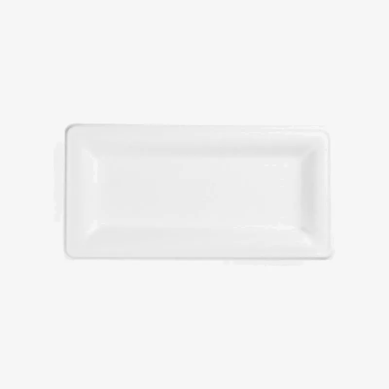 Vegware Bagasse Rectangular Plate - 10x5inch