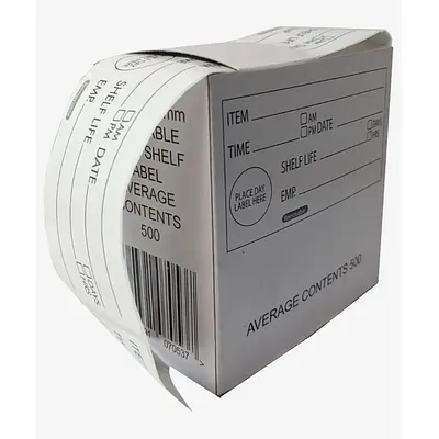 Shelf Life Labels - 100 x 50mm