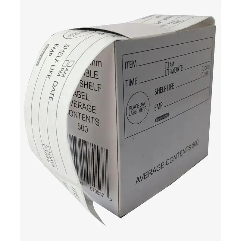 Shelf Life Labels - 100 x 50mm