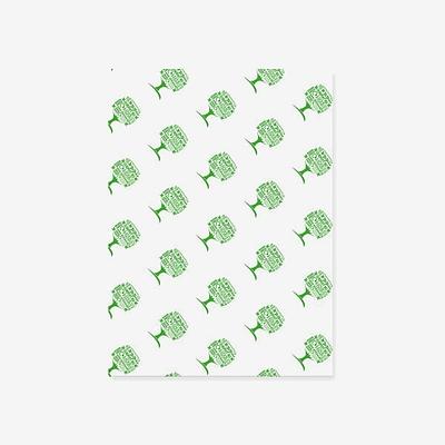 Greaseproof Sheet Green Tree
