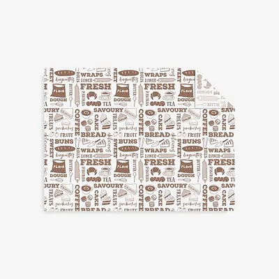 Vegware White Greaseproof Sheet Bakery - 300 x 400mm