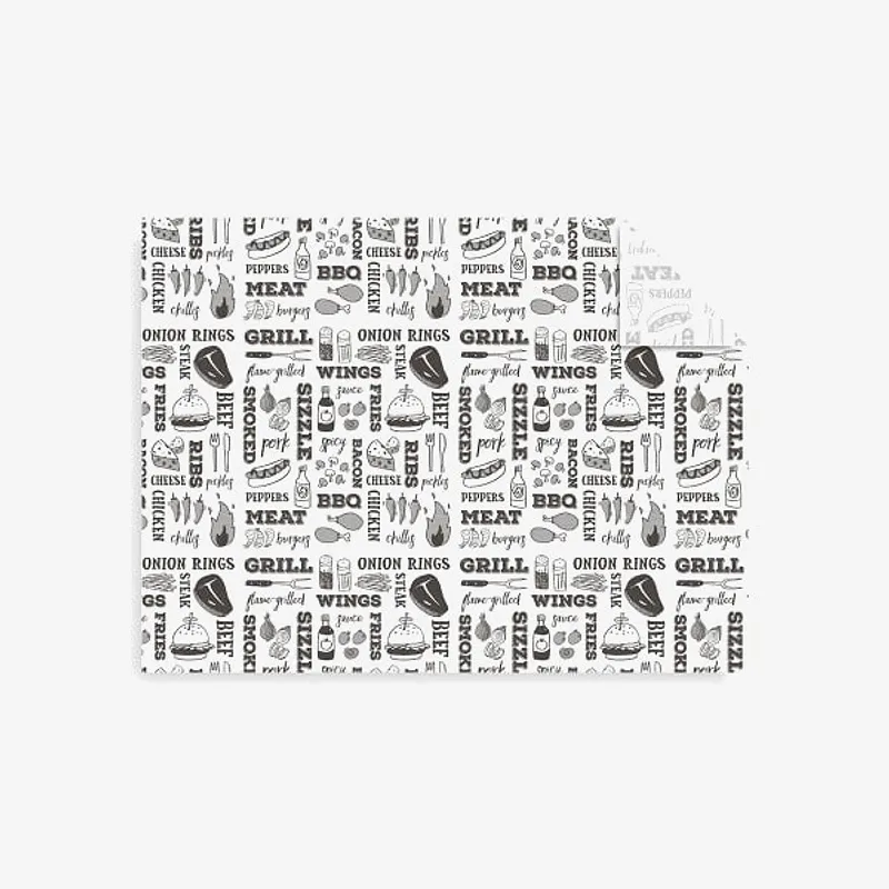 Vegware White Greaseproof Sheet Grill - 300 x 400mm