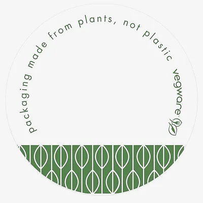 Vegware Round Write-On Sticker