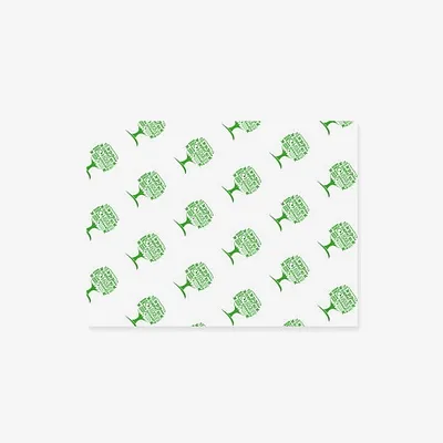 Vegware Burger Wrap Green Tree