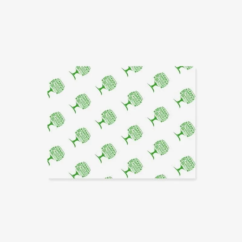 Vegware Burger Wrap Green Tree