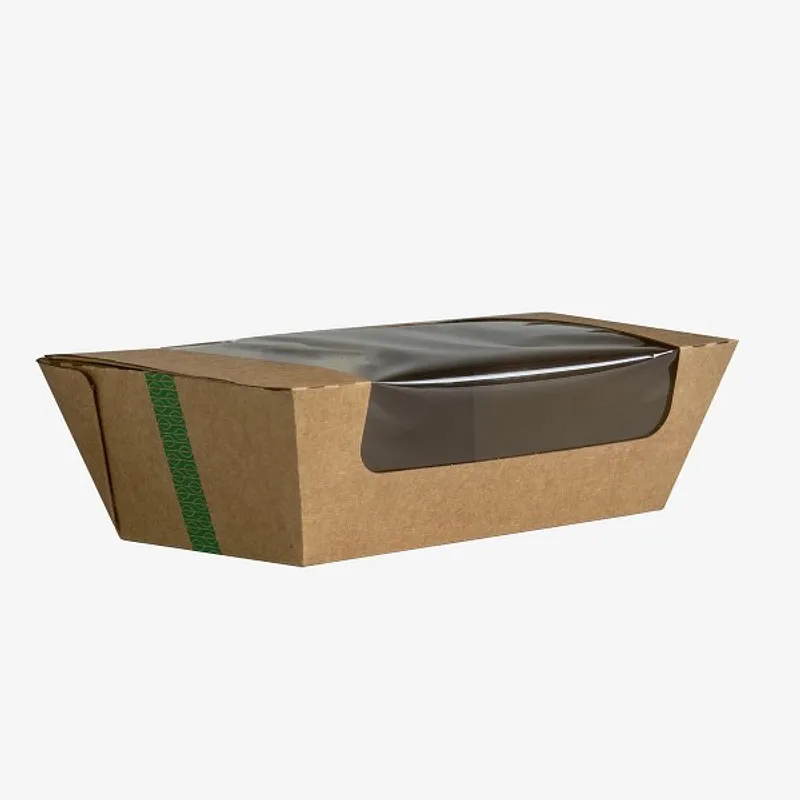 Vegware Microflute Hinged Window Hot Box - 5in
