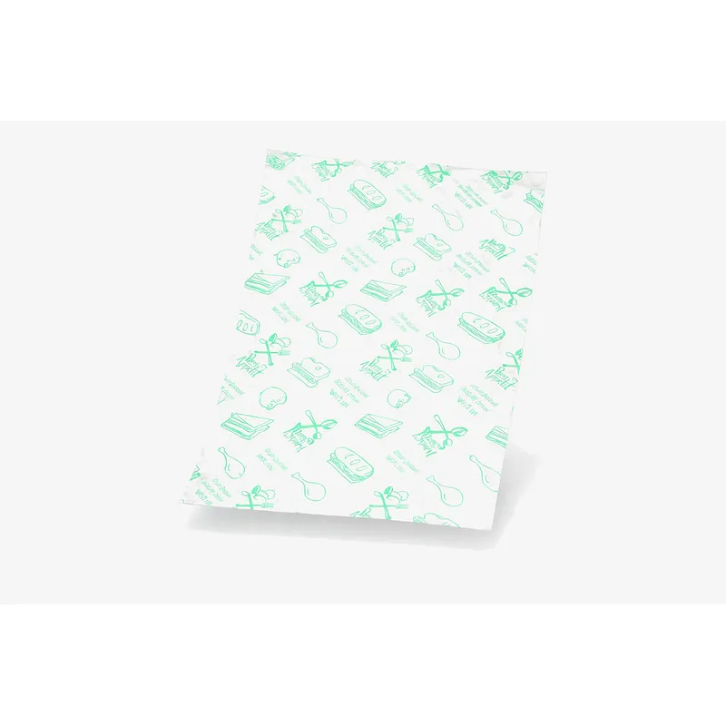 Paper Bon Appétit Printed Greaseproof Sheets - 375mm / 245mm